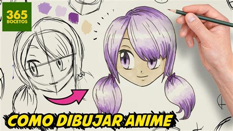 dibujo anime|Cómo Dibujar Personajes de Anime .